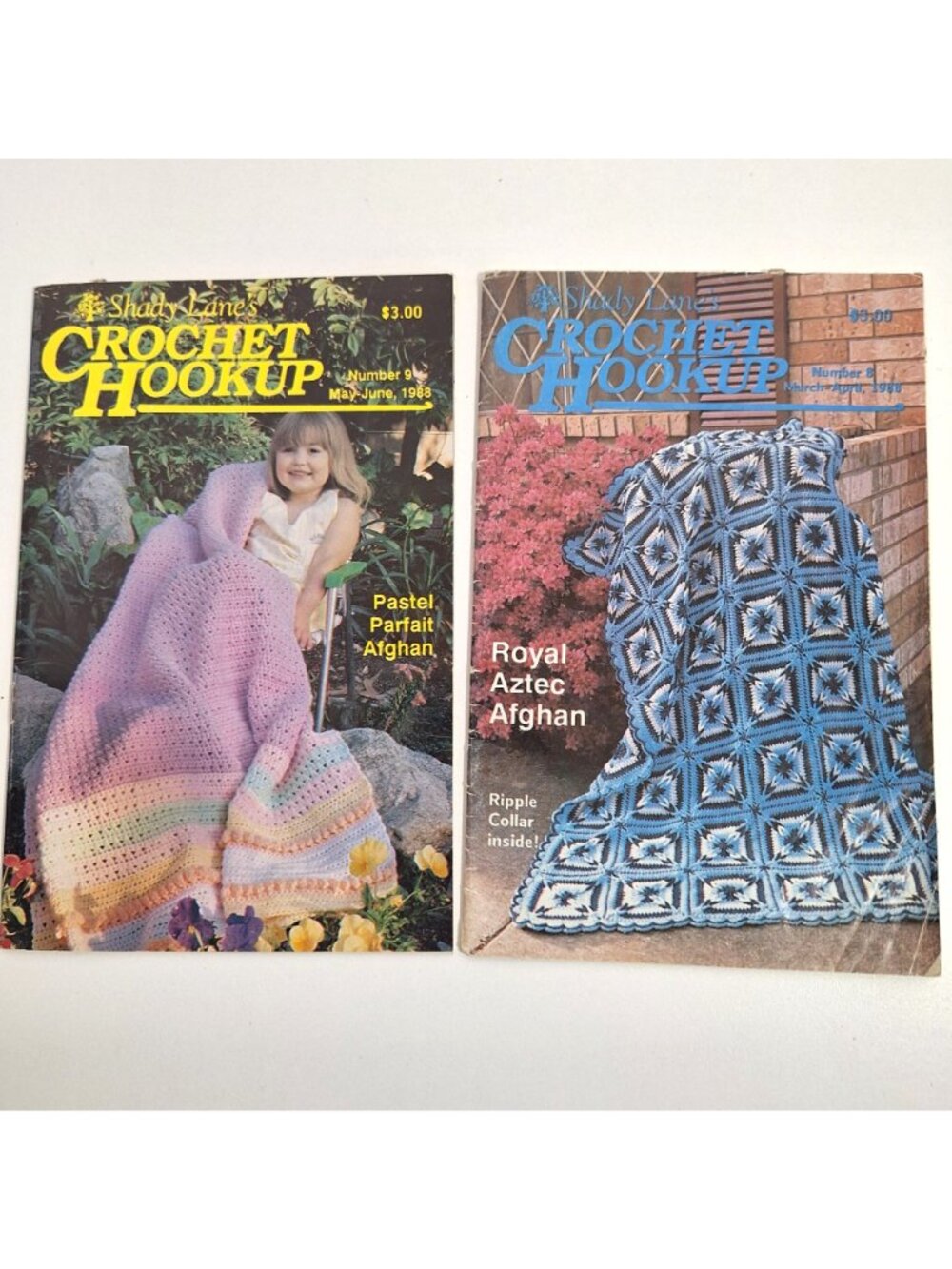 Shady Lanes Crochet Hookup Magazine Issues 4-9 11 1987 1988 Vintage Patterns - Picture 4 of 10